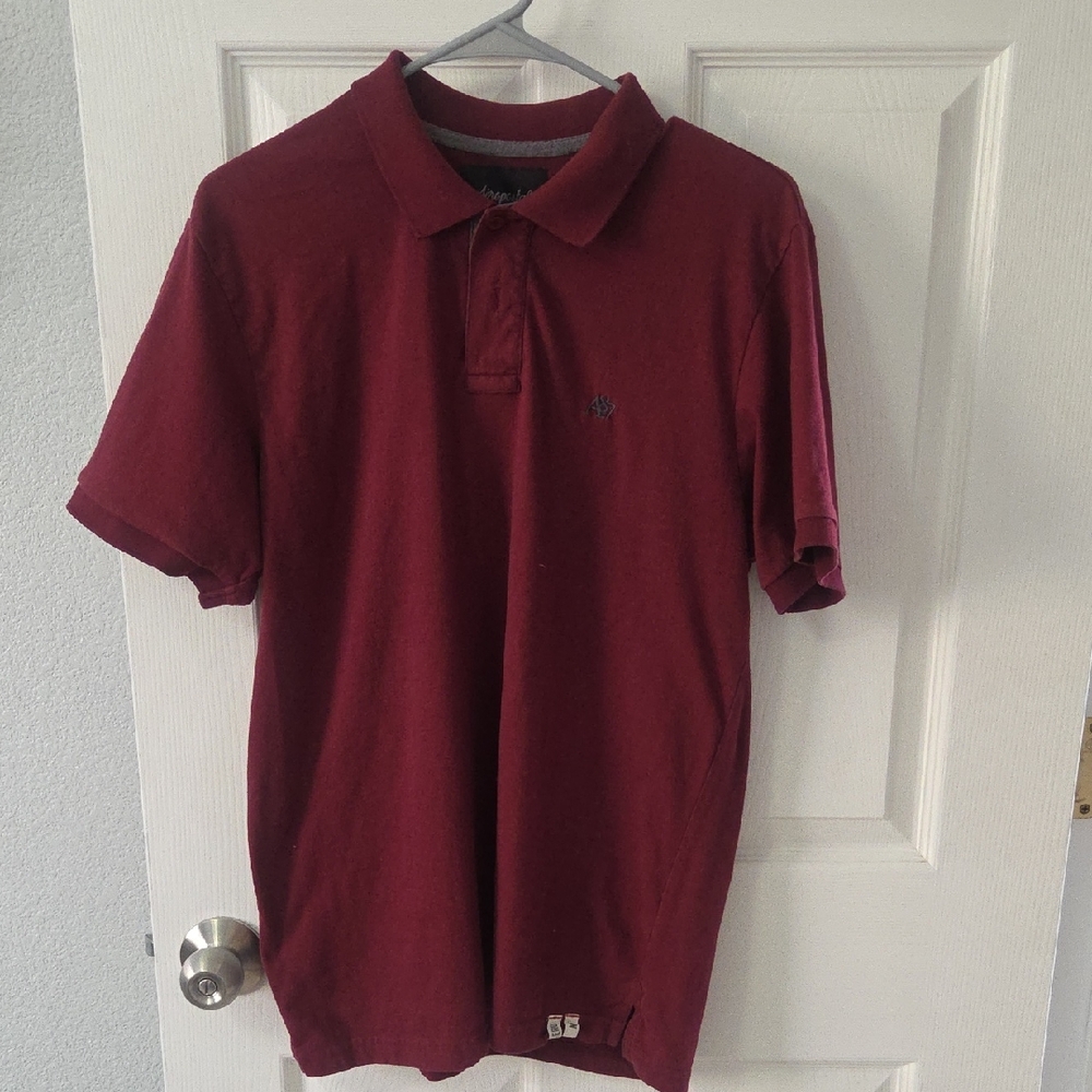 Aeropostale Deep Red Polo Shirt